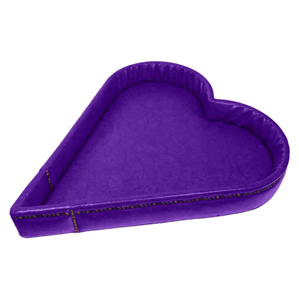 Deluxe Royal Heart Dog Bed