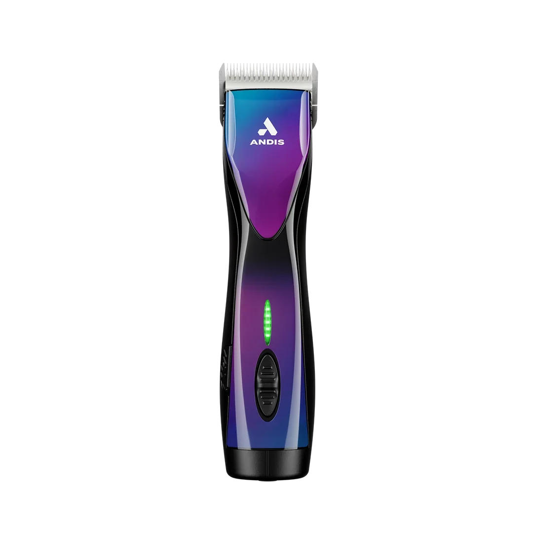 Andis Dog Pulse ZR II Purple Clipper with 4FW and 5FW Blades