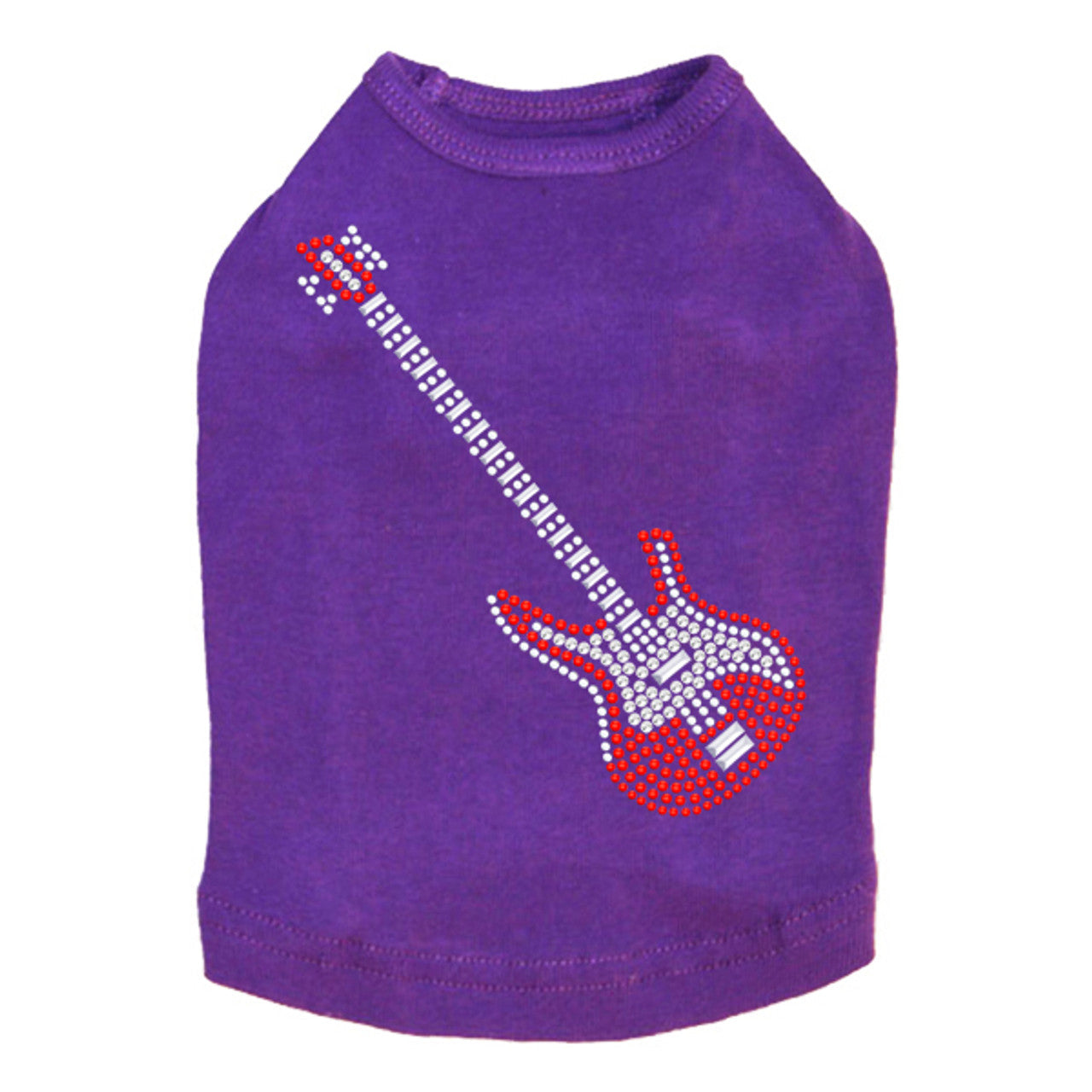 Guitar (Red Austrian crystal) - Dog Tank