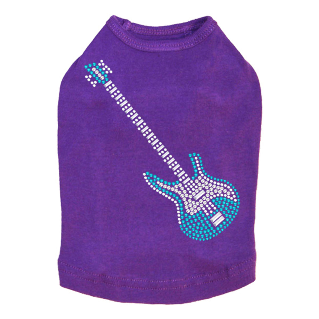 Guitar (Blue Austrian crystal) - Dog Tank