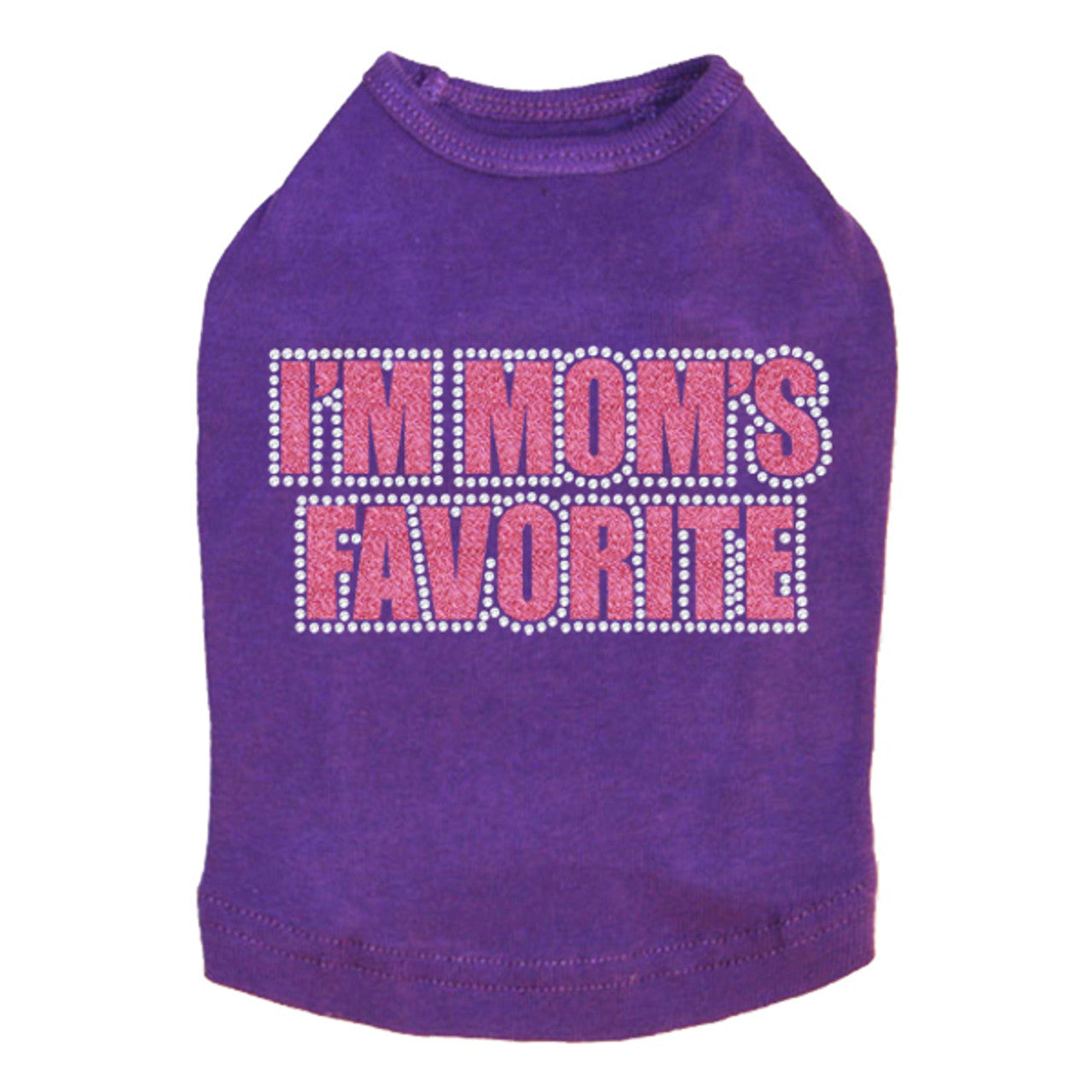 Im Moms Favorite (Pink) - Dog Tank