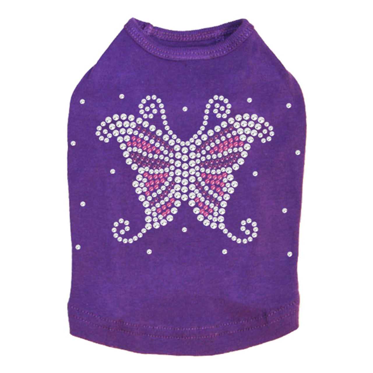 Pink & Purple Butterfly - Dog Tank