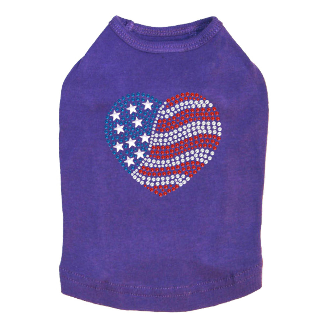 Patriotic Heart 2 - Dog Tank