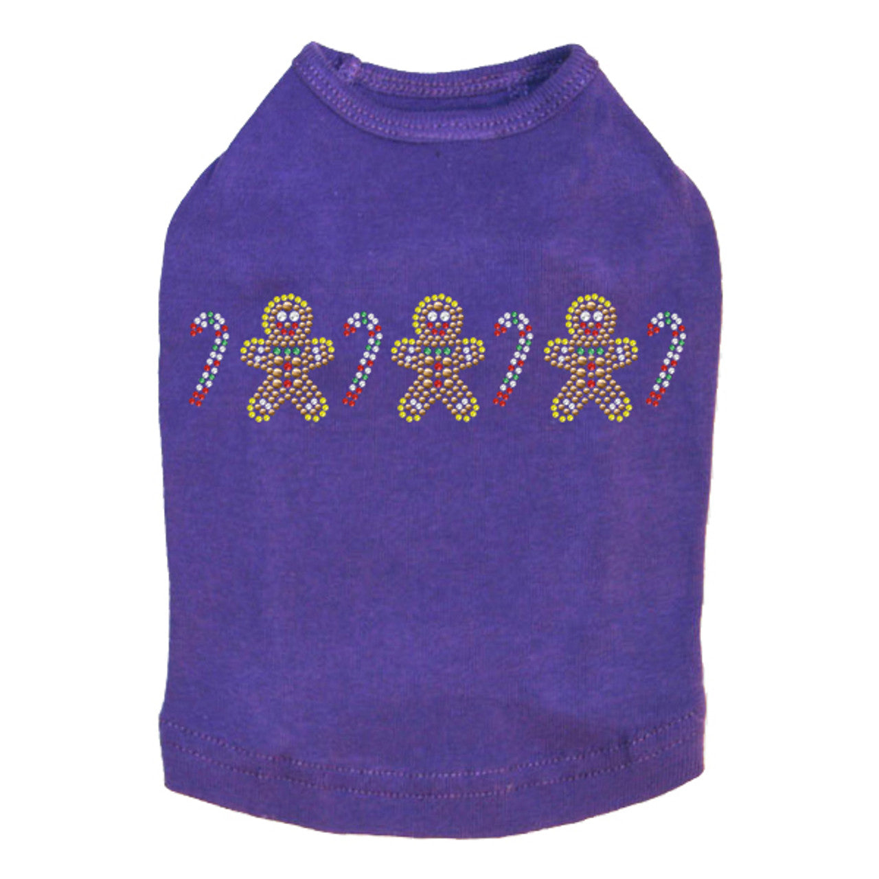 Gingerbread Men & Candy Canes - Dog Tank