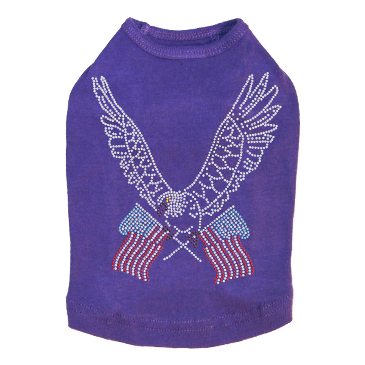 Eagle with Flags - Dog Tank