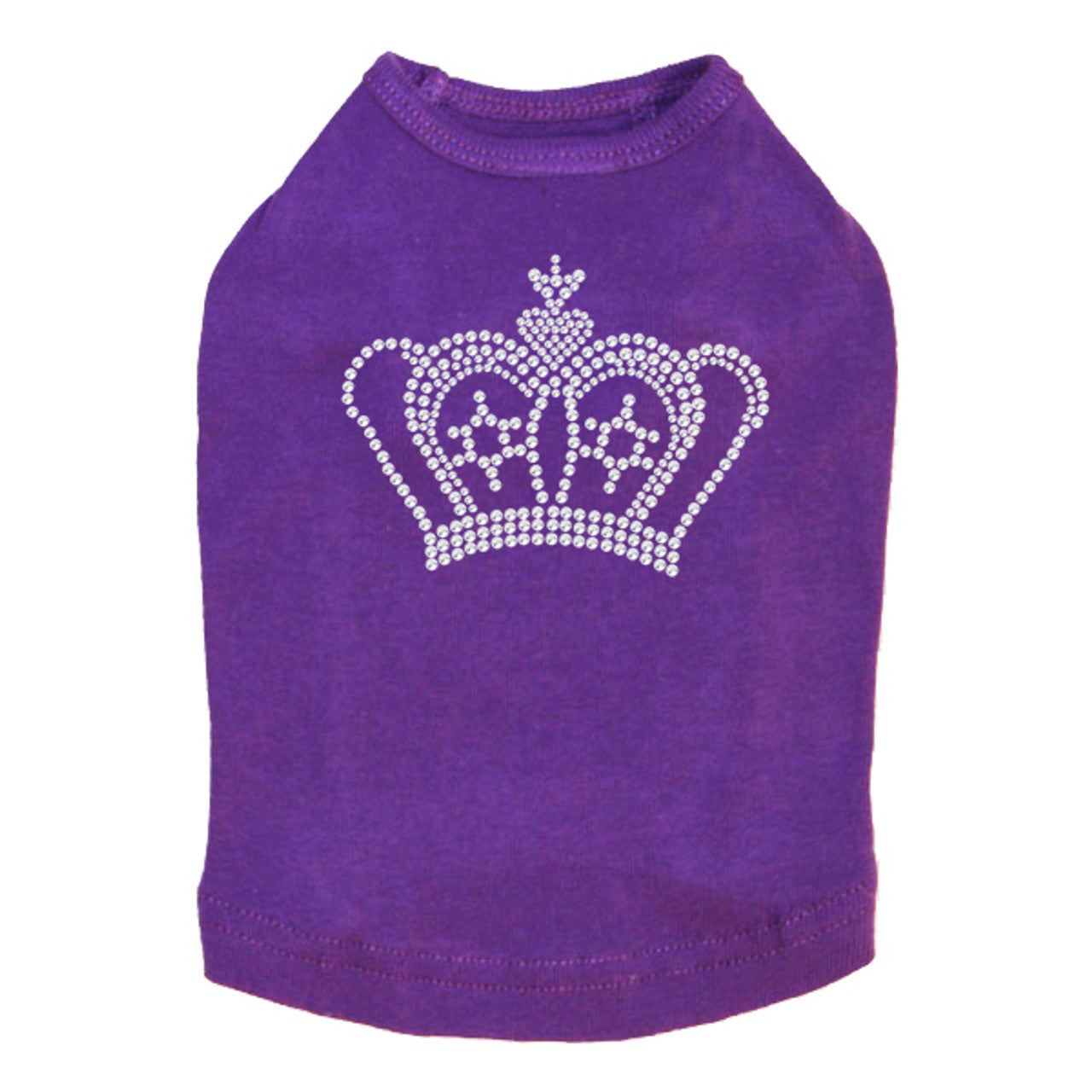 Crown 12 (Rhinestones) - Dog Tank