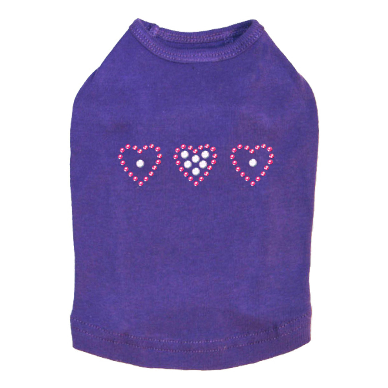 Three Little Hearts - Dog Tank
