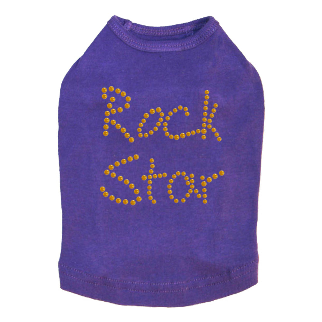 Rock Star (Gold) - Dog Tank