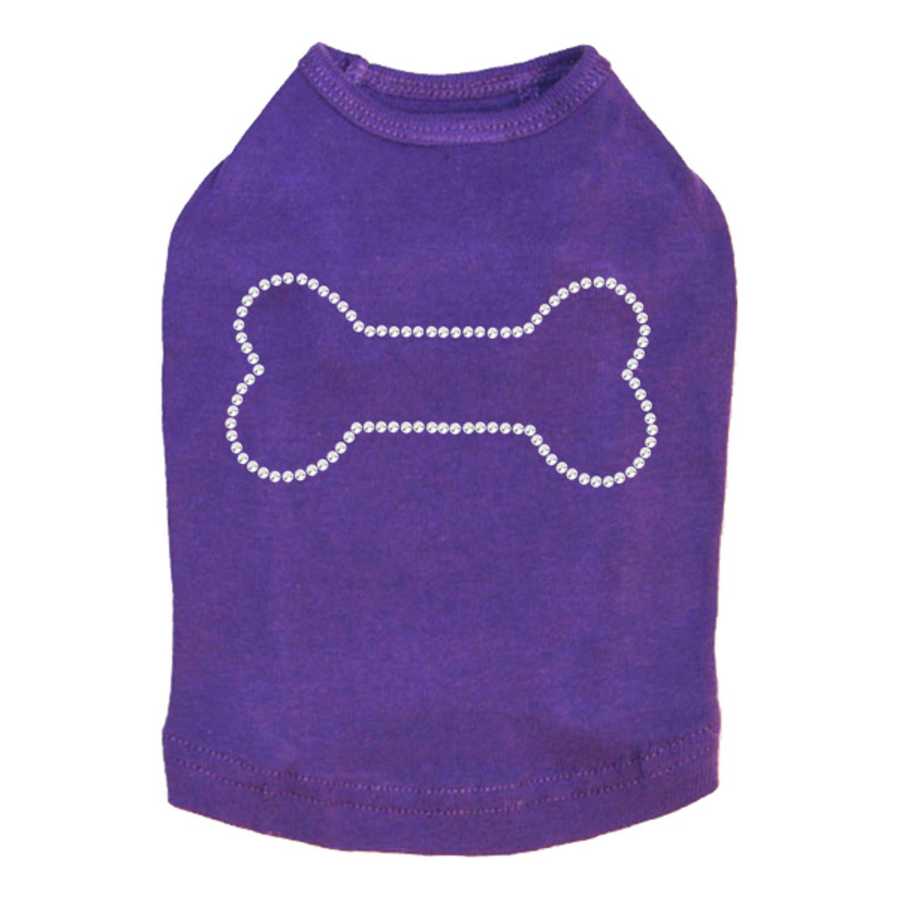 Bone - Rhinestone Dog Tank
