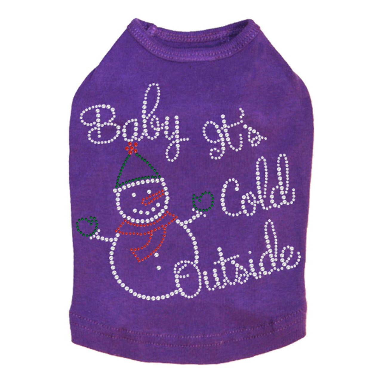 Baby Its Cold Outside Snowman - Dog Tank