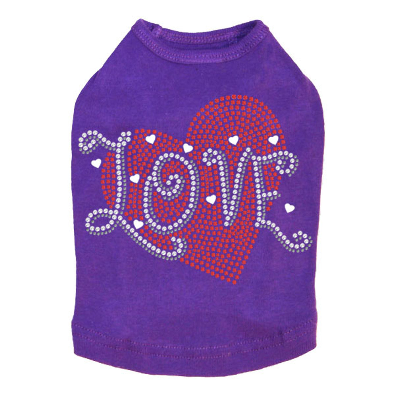 Love Red Heart - Dog Tank