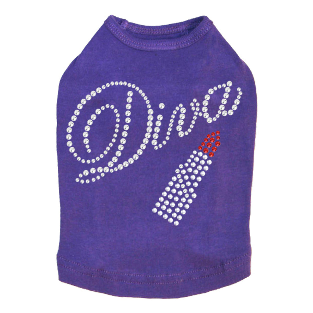 Diva with Red Lipstick - Dog Tank