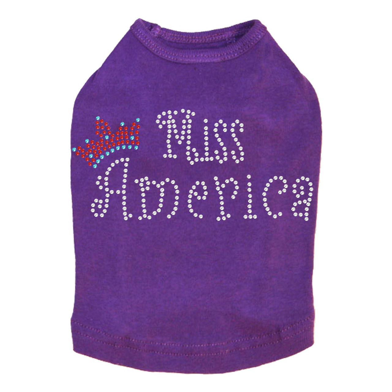 Miss America with Crown - Dog Tank