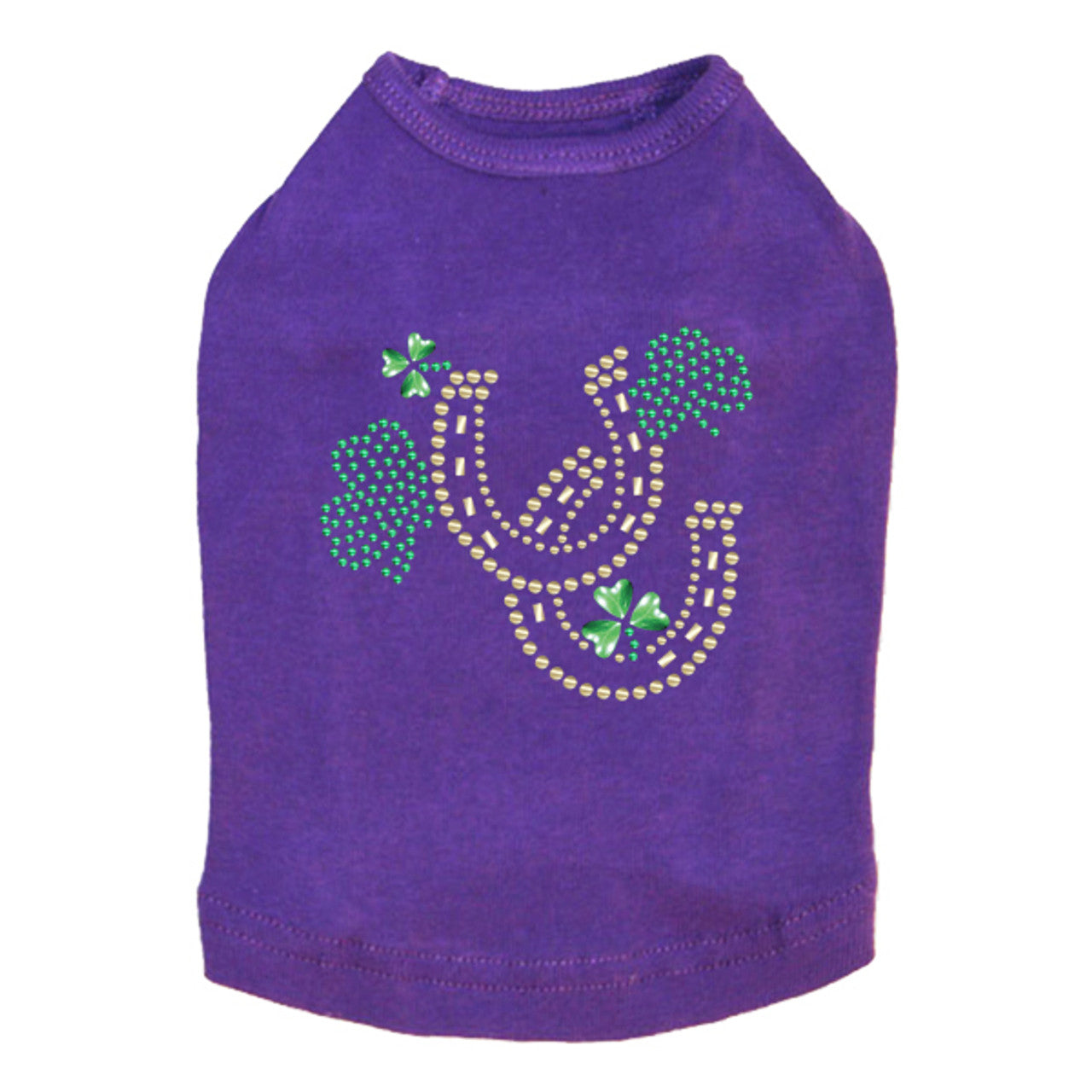 Shamrocks & Horseshoes - Dog Tank