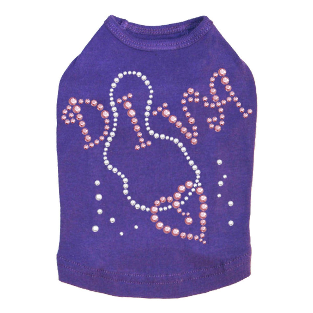 Diva with Necklace - Dog Tank