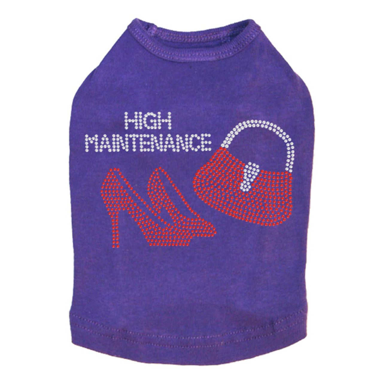 High Maintenance (Red Heels & Purse) - Dog Tank