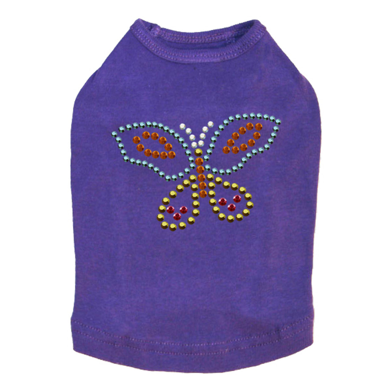 Multicolor Butterfly - Dog Tank
