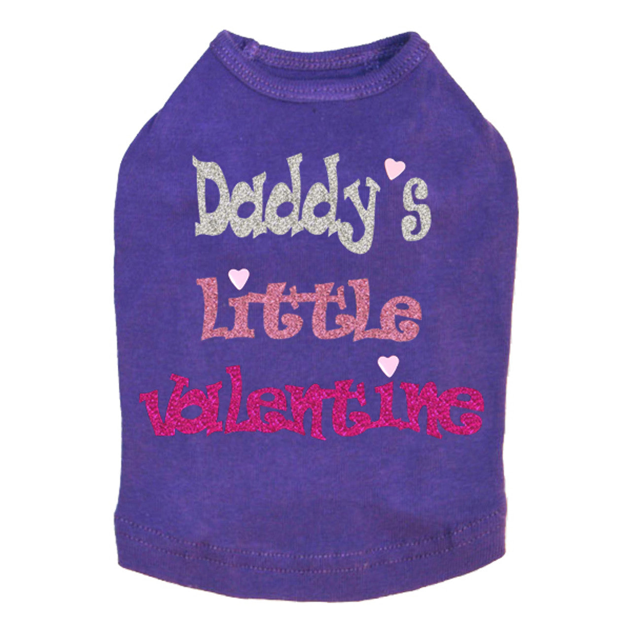 Daddys Little Valentine - Dog Tank