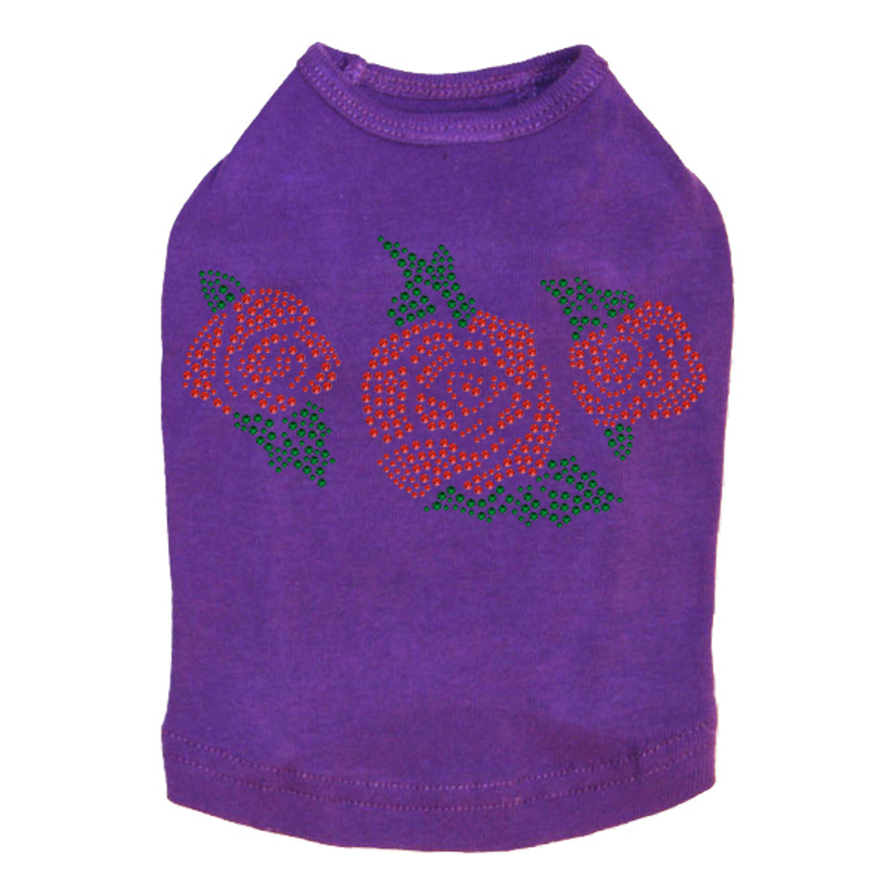 Red Roses - Dog Tank