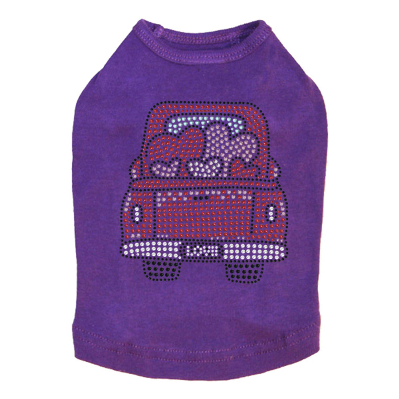 Truck with Hearts- Dog Tank
