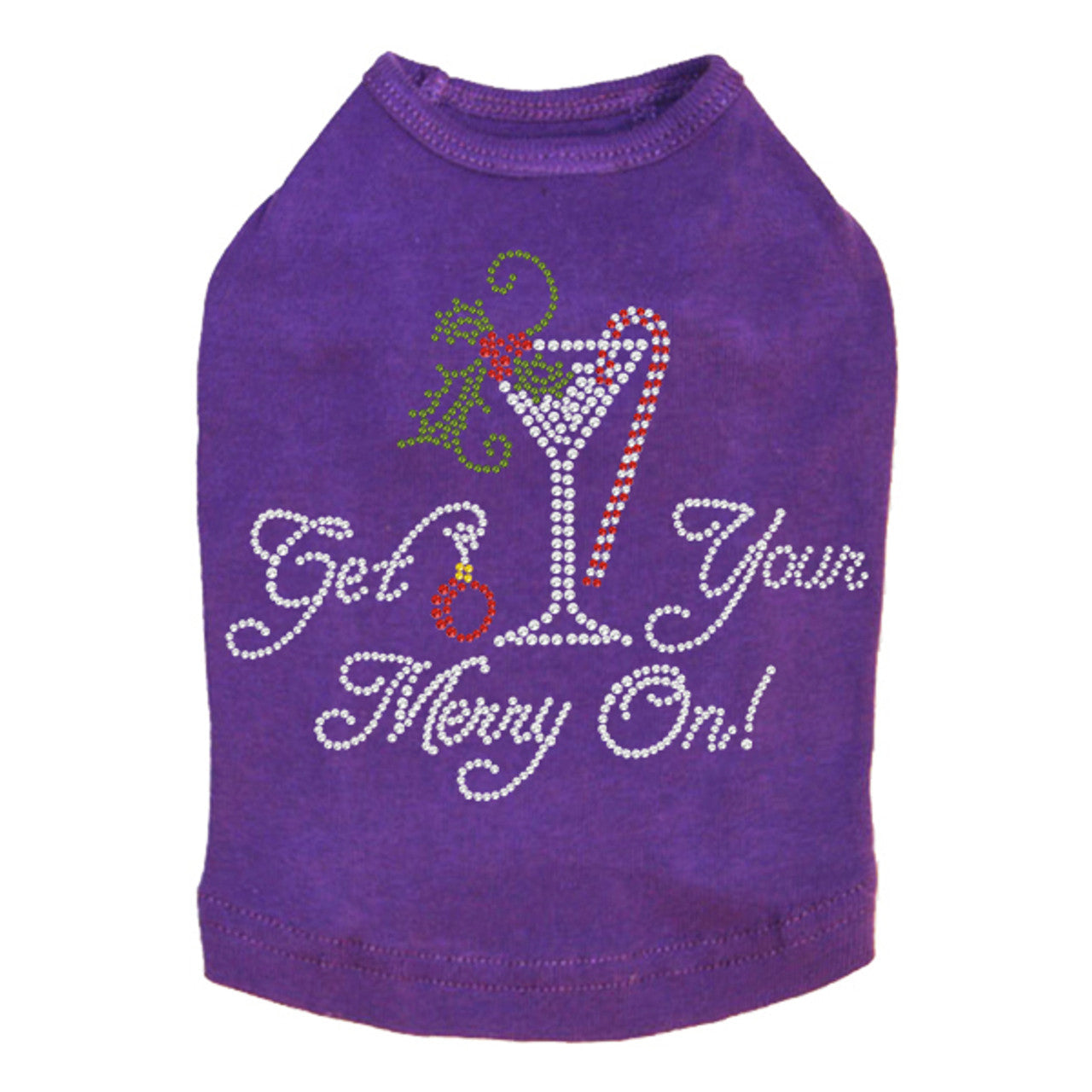 Christmas Martini - Dog Tank