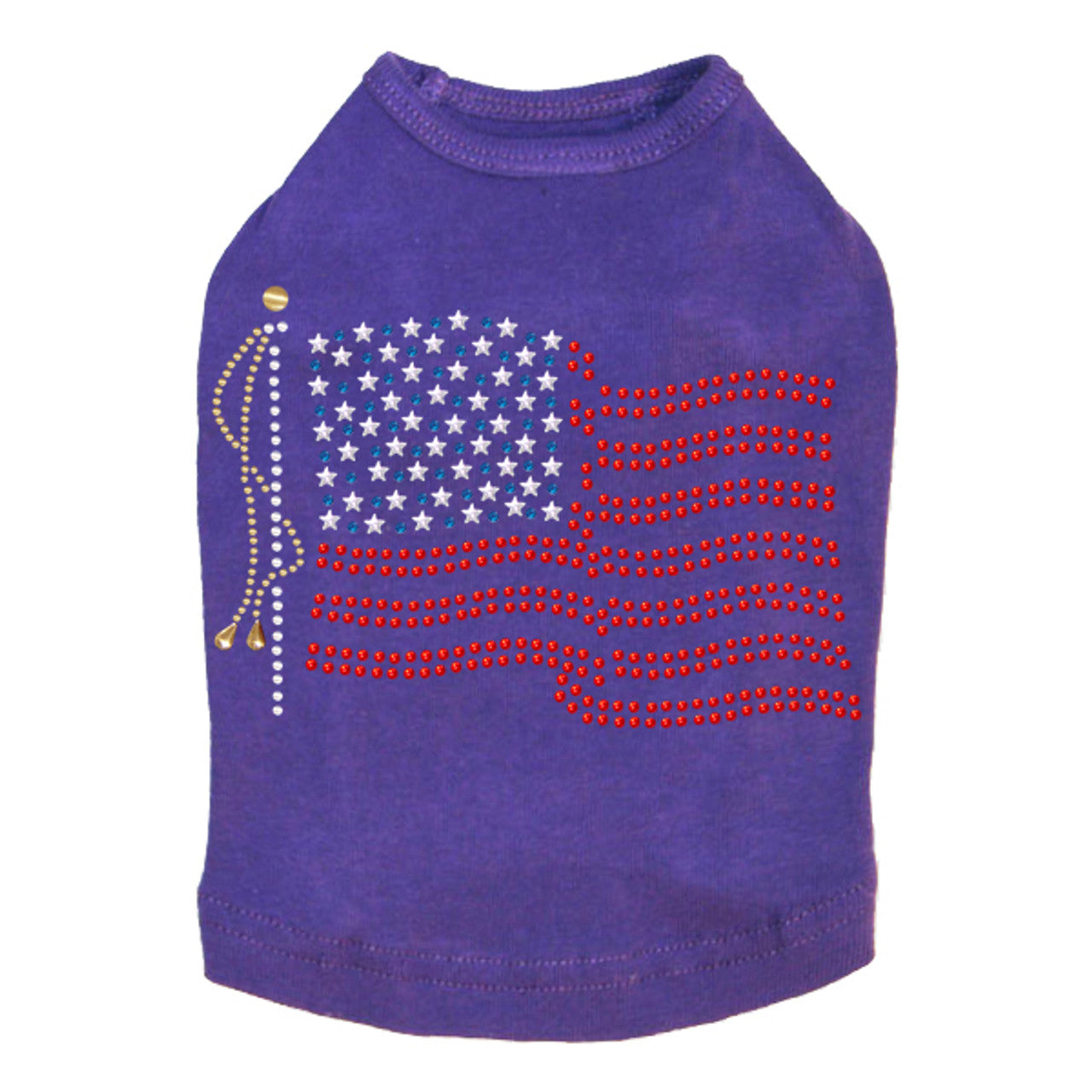 USA Flag - Dog Tank