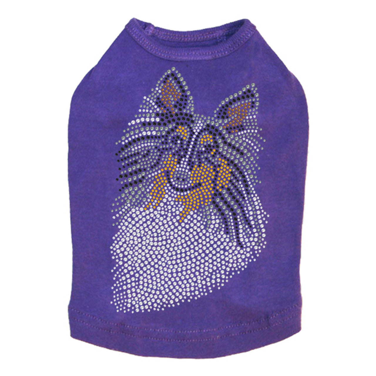 Sheltie Face (Tri Color) - Dog Tank