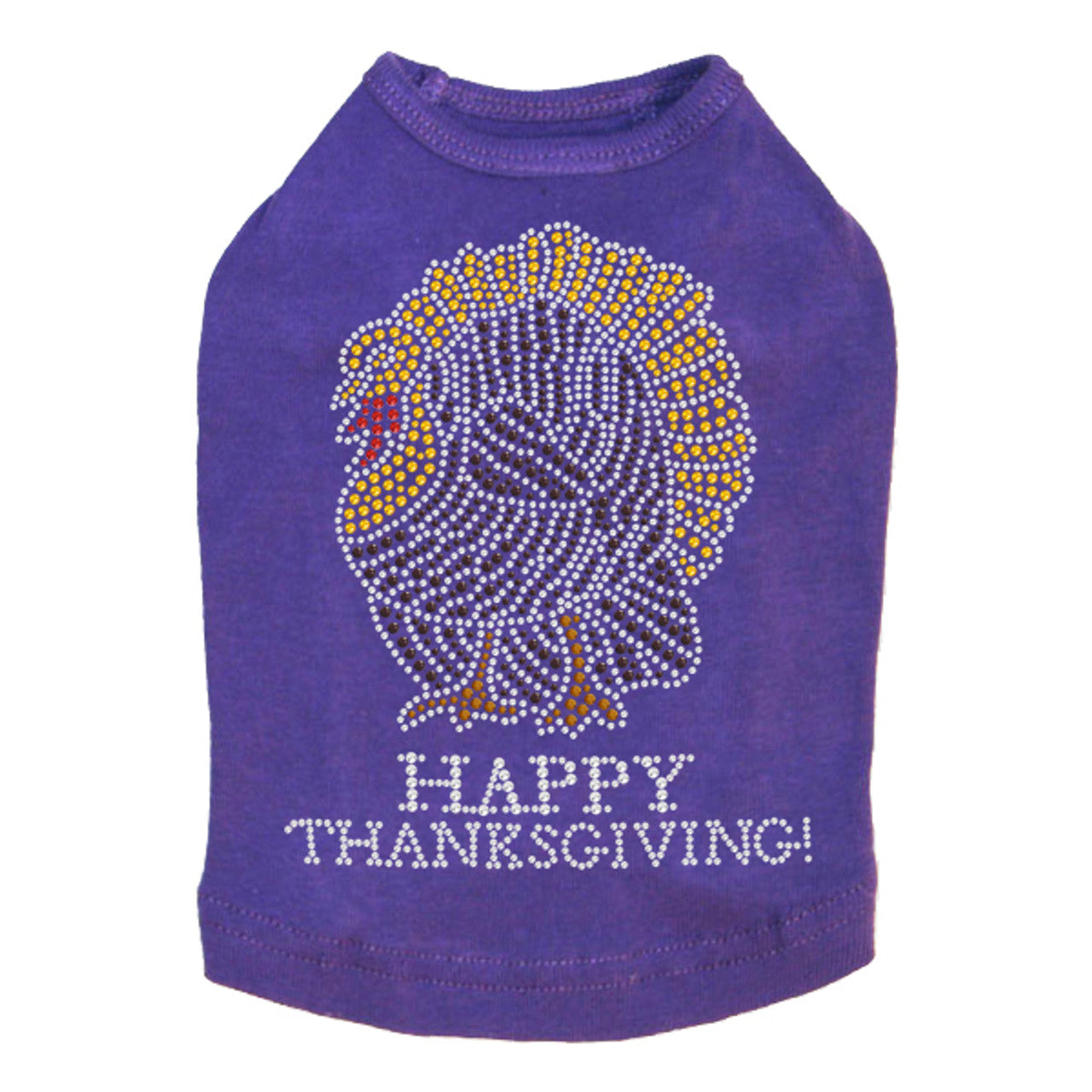 Happy Thanksgiving Turkey - Dog Tank