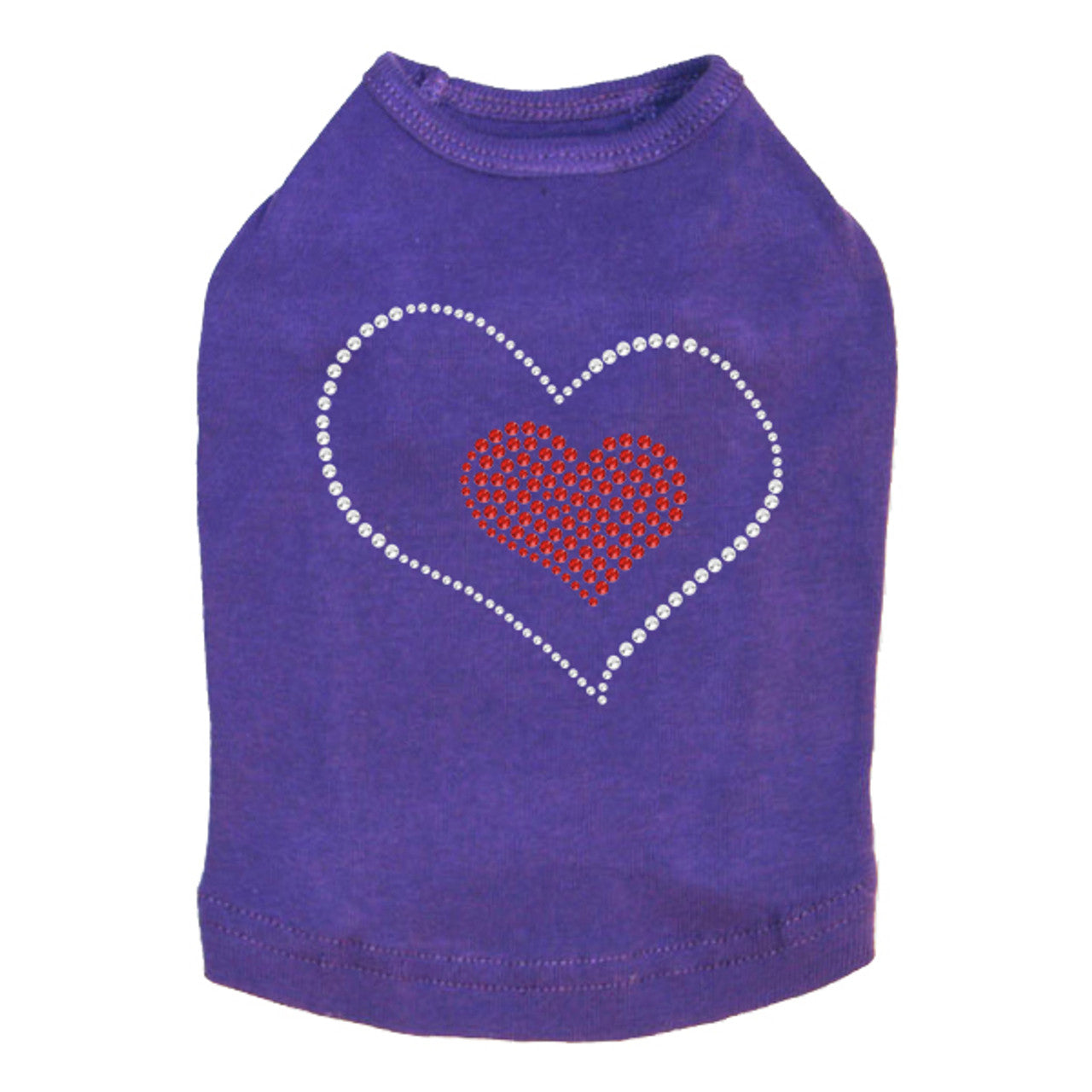 Red Heart Inside Heart - Dog Tank
