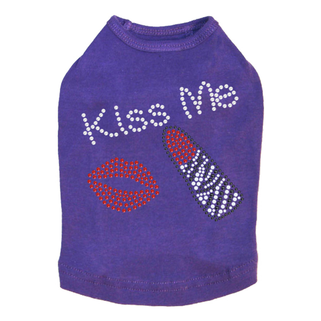 Kiss Me - Lips and Lipstick - Dog Tank