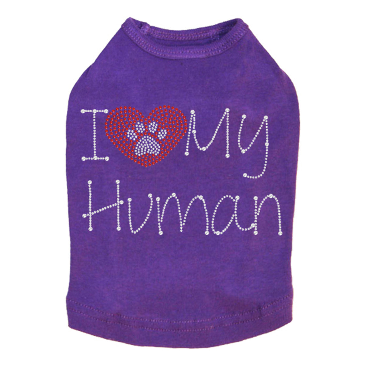 I Love My Human - Dog Tank