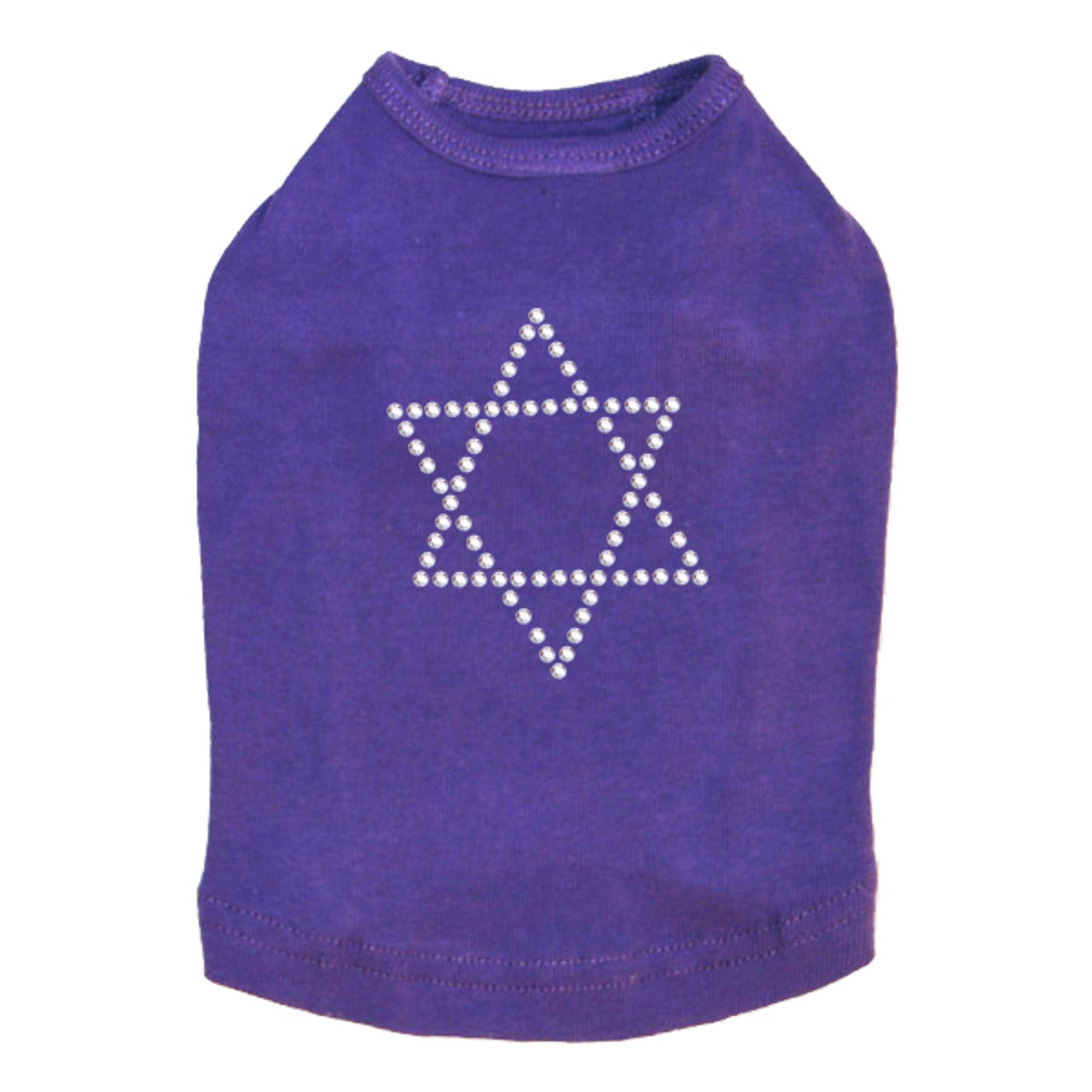Star of David (Silver Studs) - Dog Tank