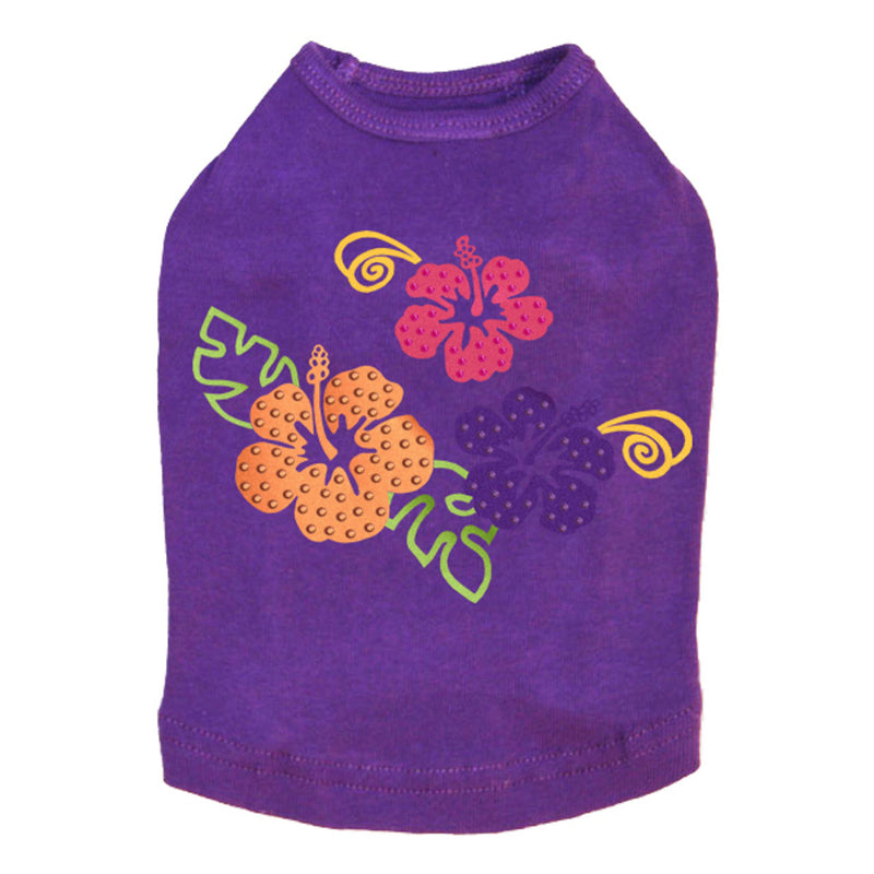 Satin Hibiscus - Dog Tank