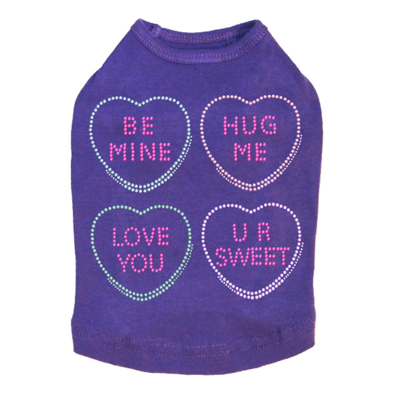 Candy Conversation Hearts - Dog Tank
