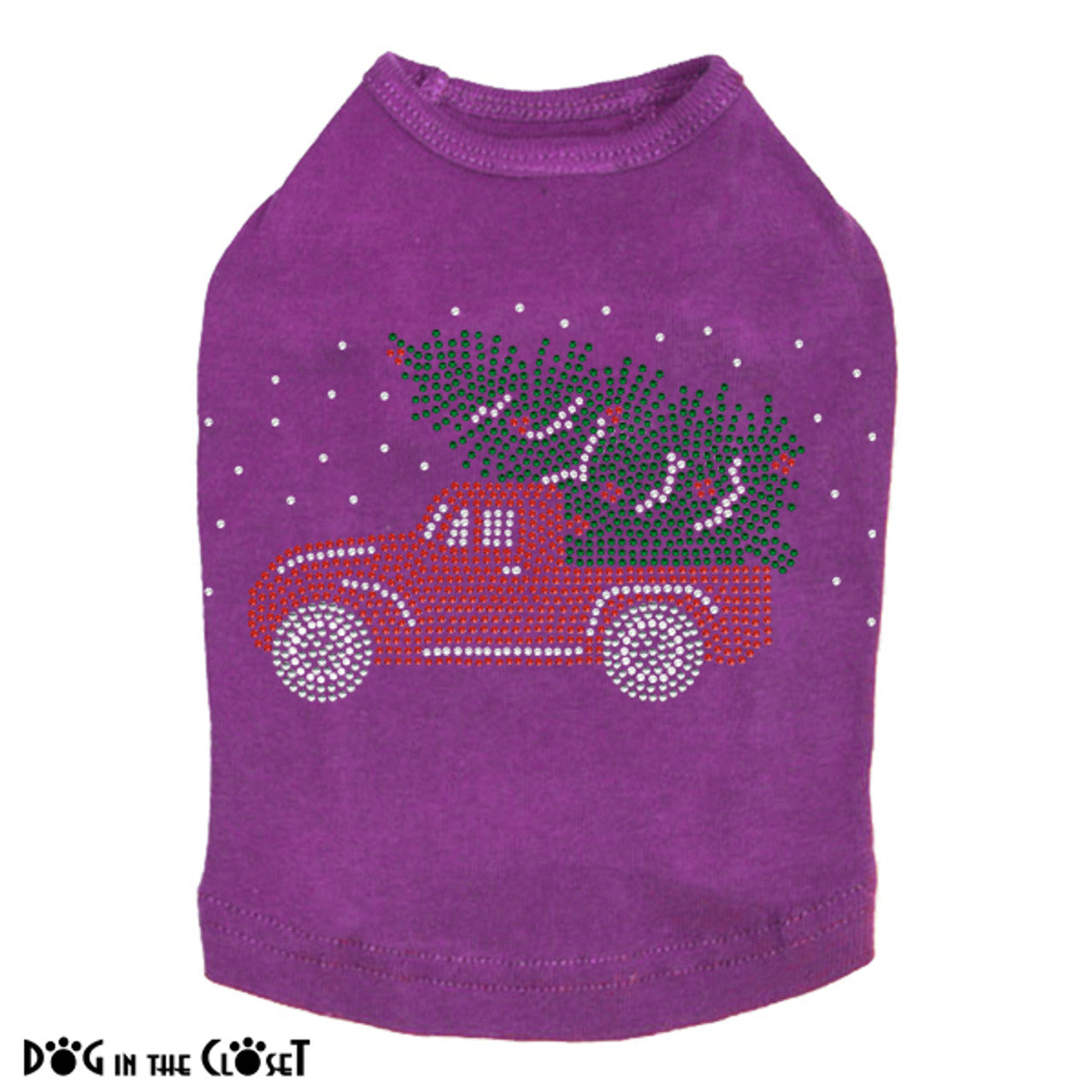 Christmas Truck (Small) - Dog Tank