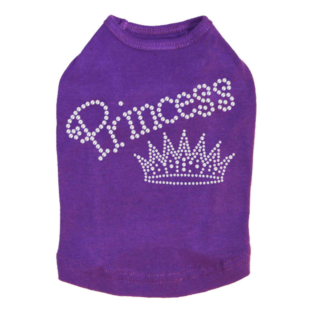 Crown 2 (Rhinestones) - Dog Tank