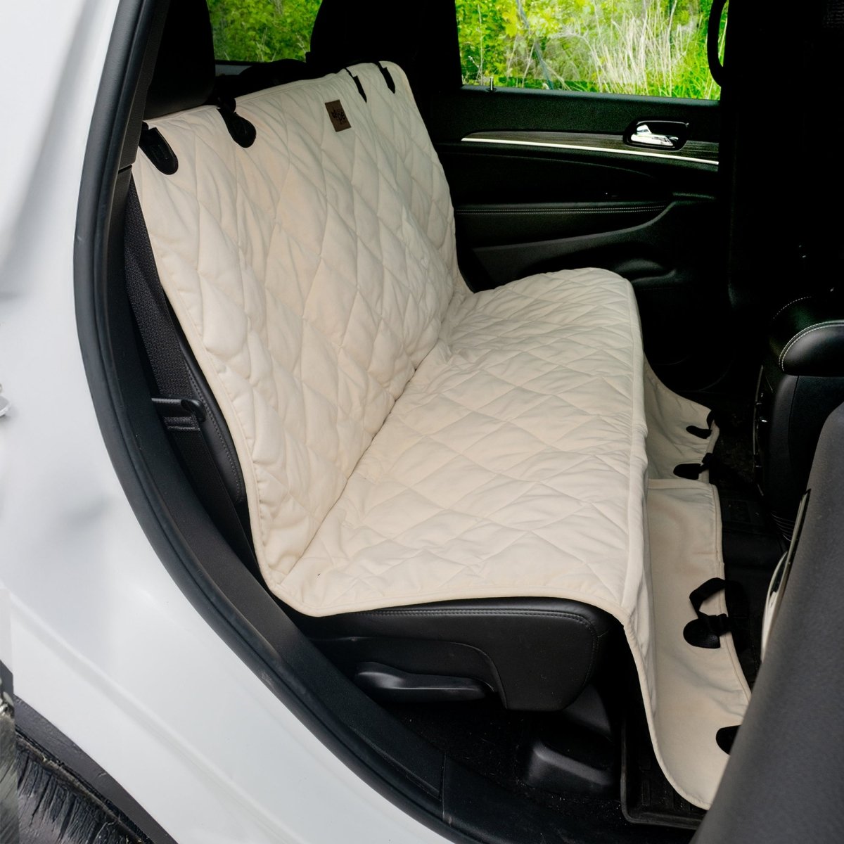 Quilted Microfiber Rear Seat Protector premium pet product