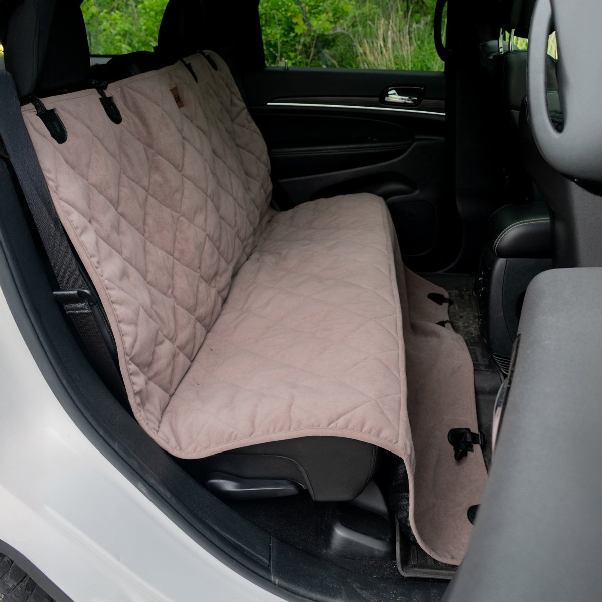 Quilted Microfiber Rear Seat Protector premium pet product