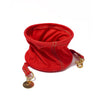 Red Cotton Canvas Collapsible Cat & Dog Water Bowl
