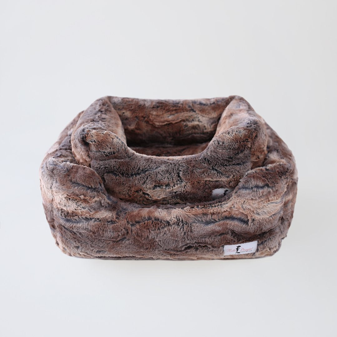 Hello Doggie Deluxe Pearl Leopard Dog Bed