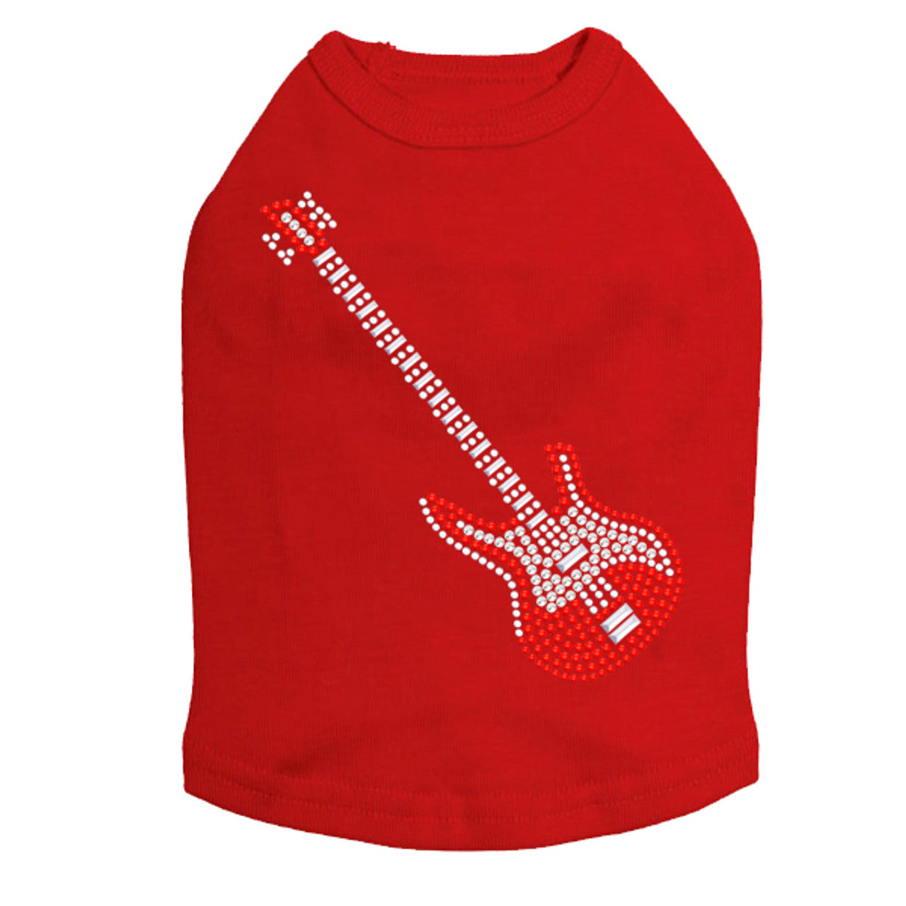 Guitar (Red Austrian crystal) - Dog Tank