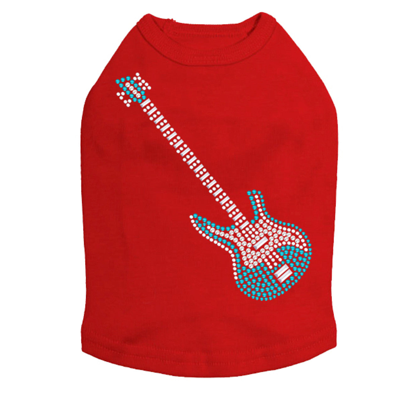 Guitar (Blue Austrian crystal) - Dog Tank