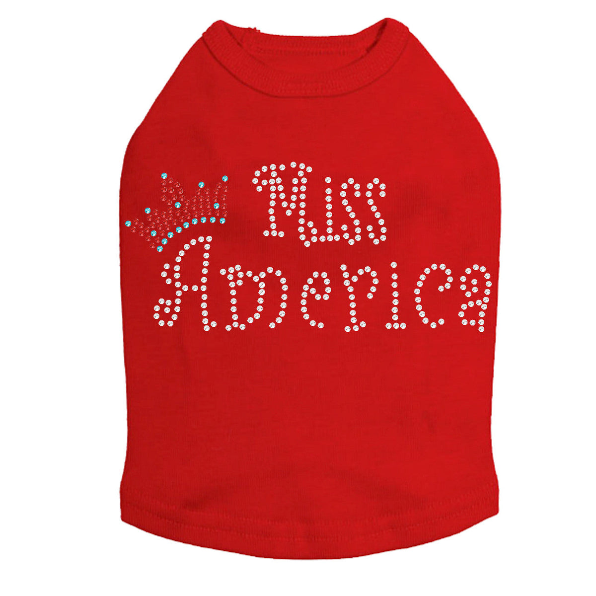 Miss America with Crown - Dog Tank