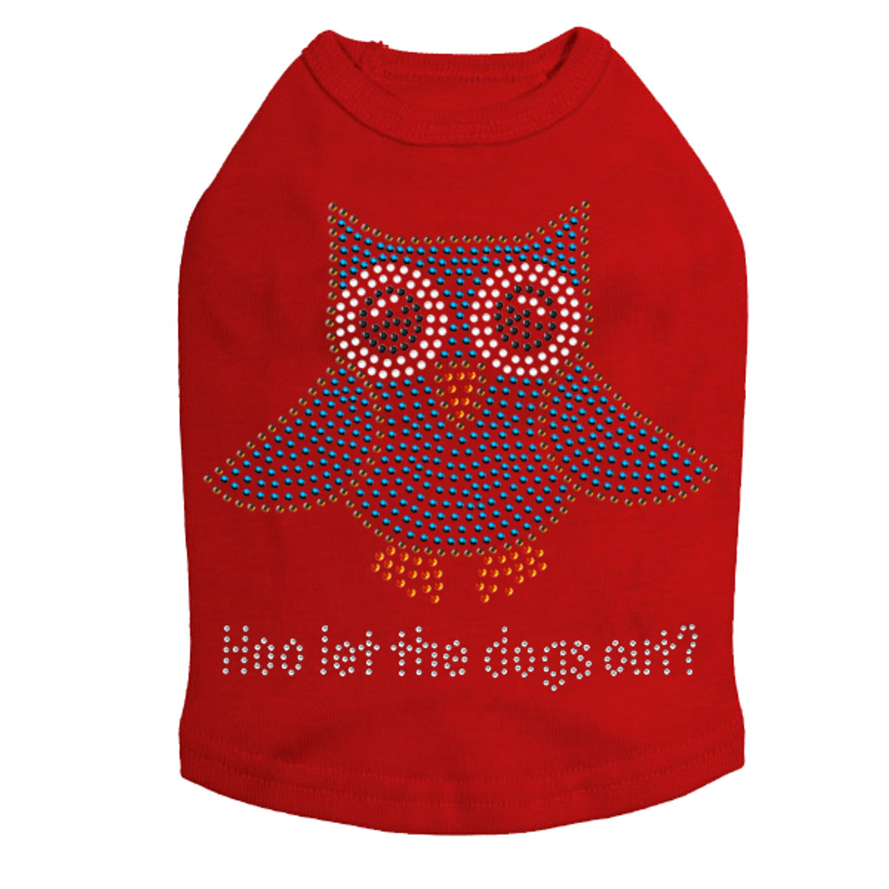 Blue Owl with Hoo Let the Dogs Out? - Dog Tank