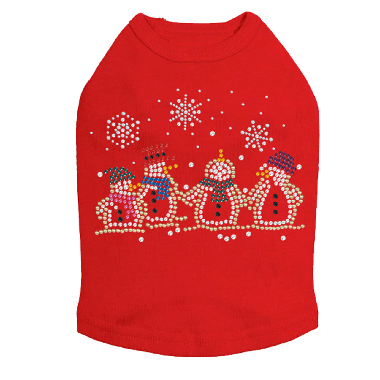 Snowman Family - Dog Tank