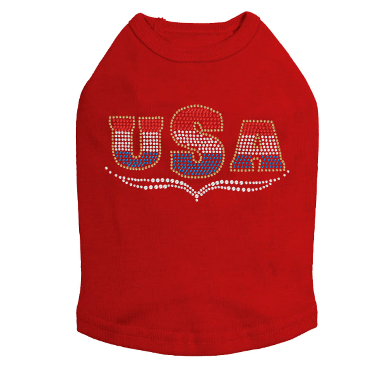 USA - Tricolor - Dog Tank