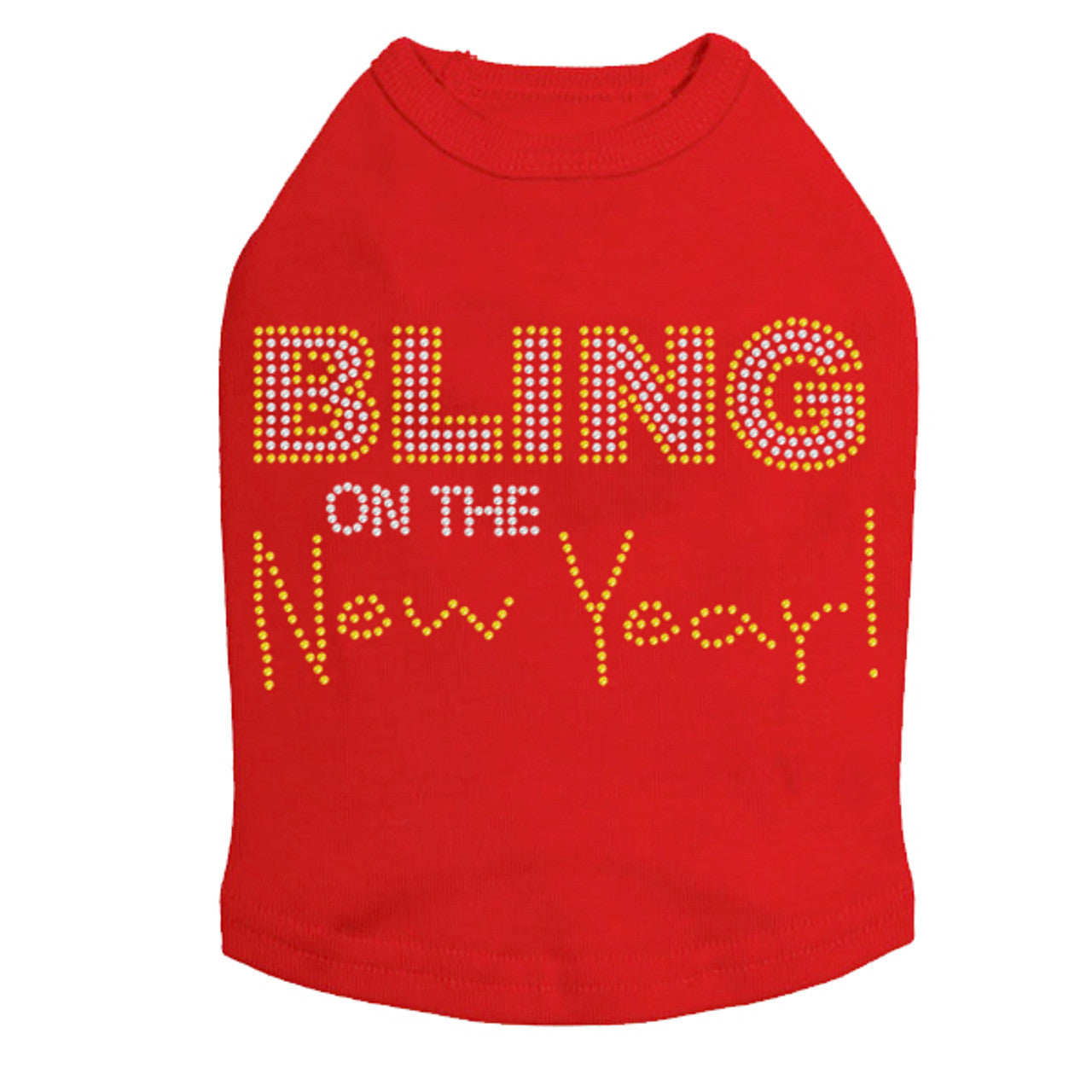 Bling on the New Year - Dog Tank