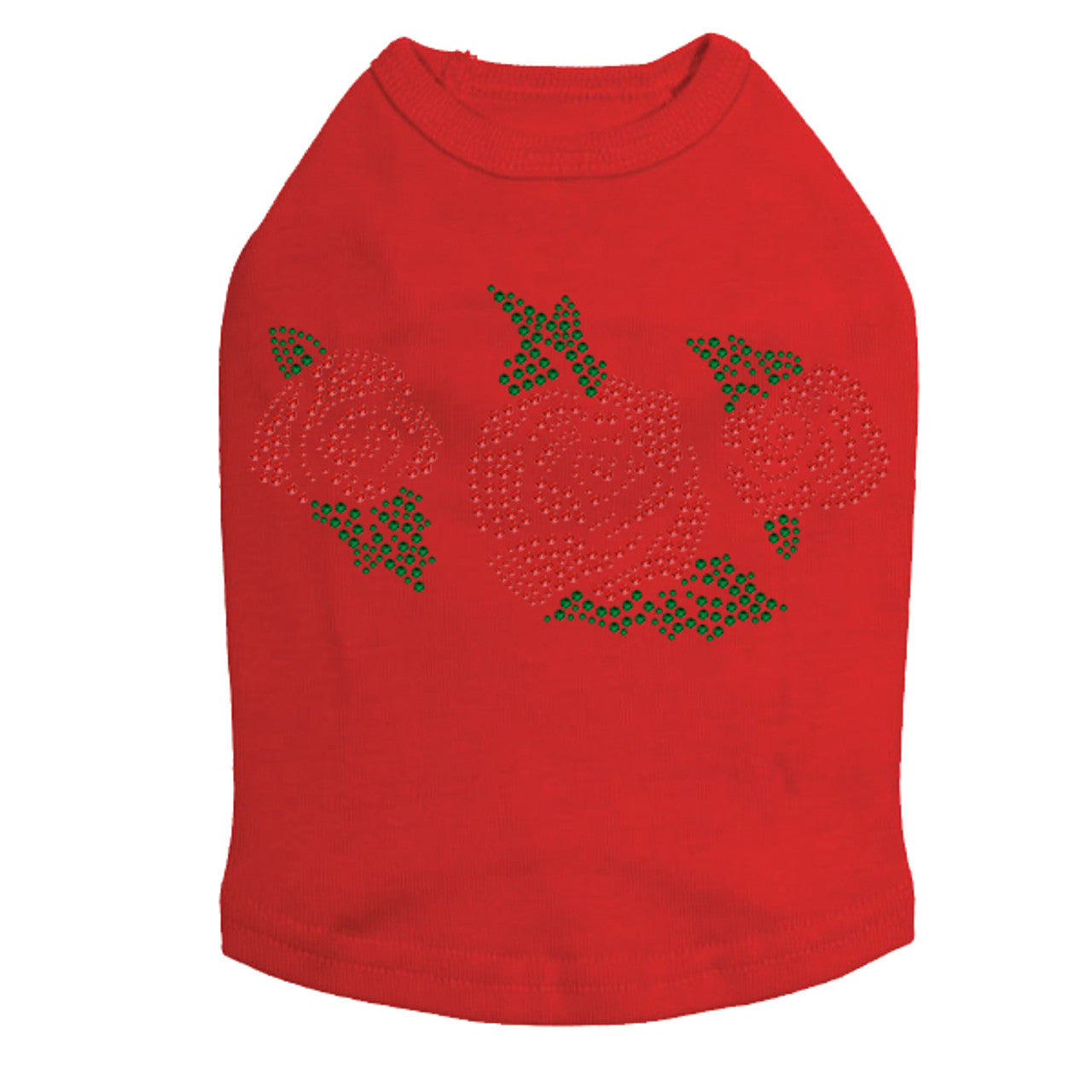 Red Roses - Dog Tank