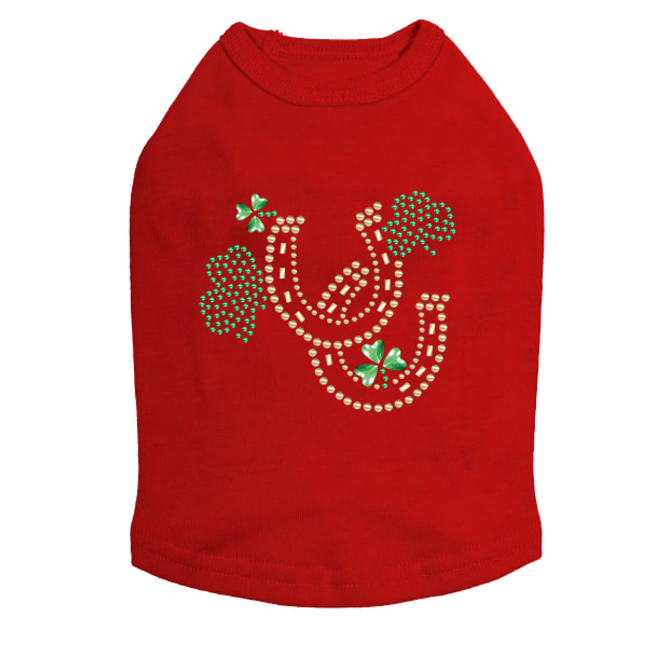 Shamrocks & Horseshoes - Dog Tank