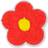 Small 5 Petal Flower (Red) - Patch